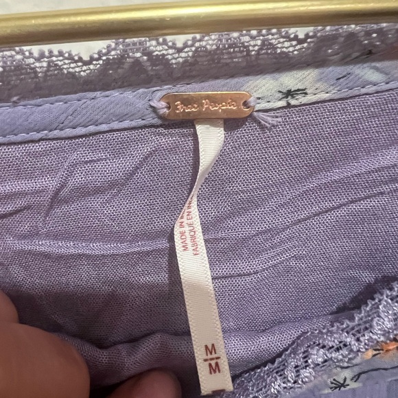 Free People garden party Floral Skirt in Lavender - Picture 3 of 5